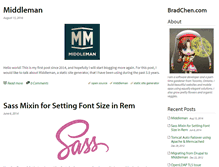 Tablet Screenshot of bradchen.com